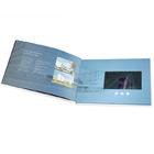 紫外線ペーパー印刷LCDのビデオ パンフレット、210 x 210mm LCDのビデオ挨拶状