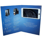 7インチLCDのA5ペーパー デジタルの額縁とのビデオ挨拶状の注文の方法設計