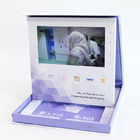 Lcdスクリーンのビデオ ホールダーの印刷物のパンフレットCMYK 4色のビデオ挨拶状のホールダー