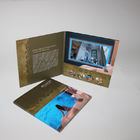 3Dビジネスのための印刷物のパンフレットHDの挨拶状の可聴周波LCDのタッチ画面のビデオ