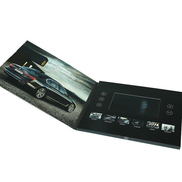 セリウムROHSビデオLCDのパンフレットのA5不動産のタッチ画面が付いている注文の印刷紙の技術