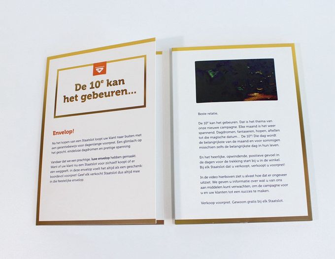 Videopakはハードカバーを7インチのデジタルLcdホールダーIPSスクリーン1080Pのビデオのビデオ パンフレットのビデオ カスタマイズしました