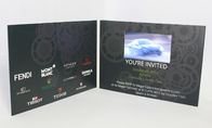 肖像画の景色 4.3 インチの活動のためのビデオ パンフレット カード結婚式の招待カード