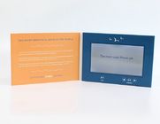 VIFの試供品7インチのビデオ挨拶状、lcdの昇進の活動のためのビデオ名刺